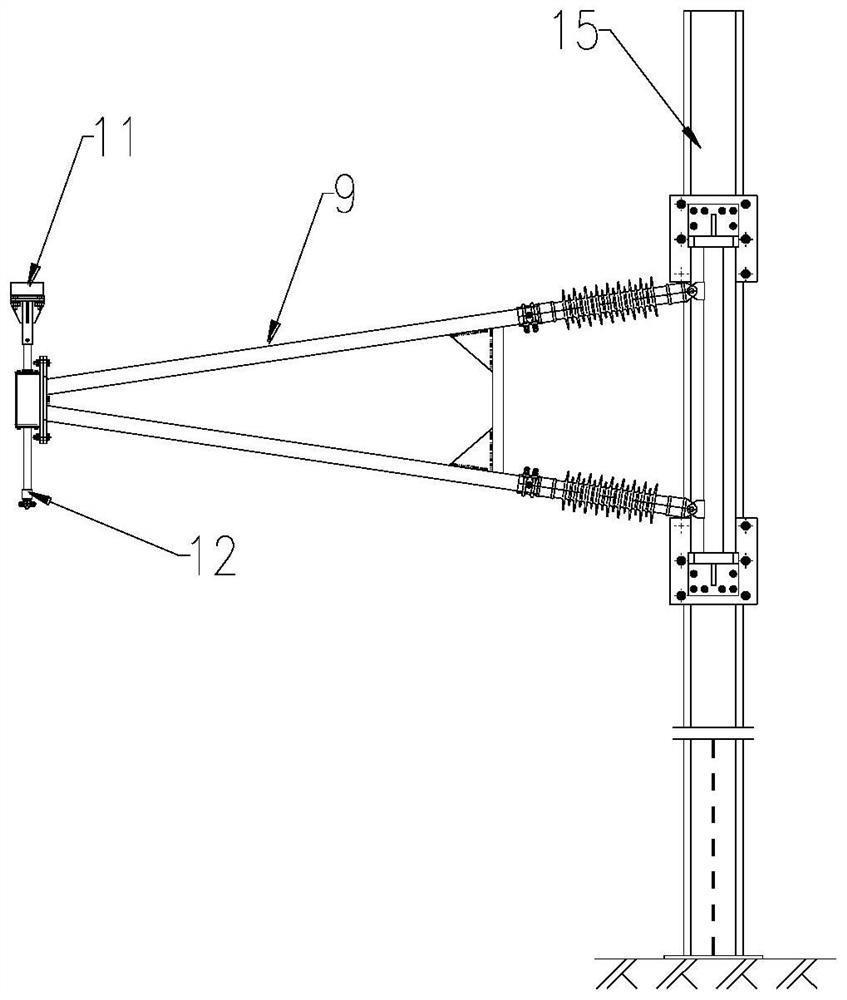 Novel flexible rotating and moving contact net for electrified railway