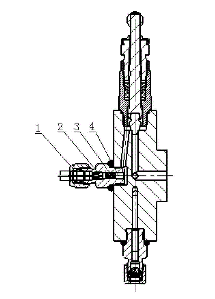 Analyzing and sampling combined valve for HYCO production device