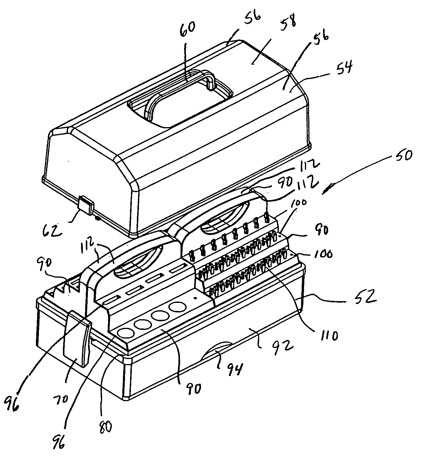 Rotary tool case