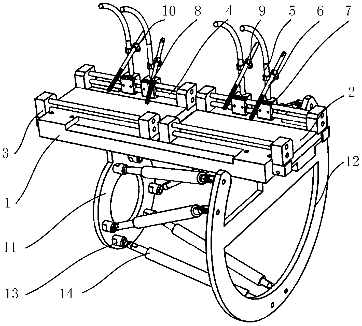 Detachable long bone reduction robot