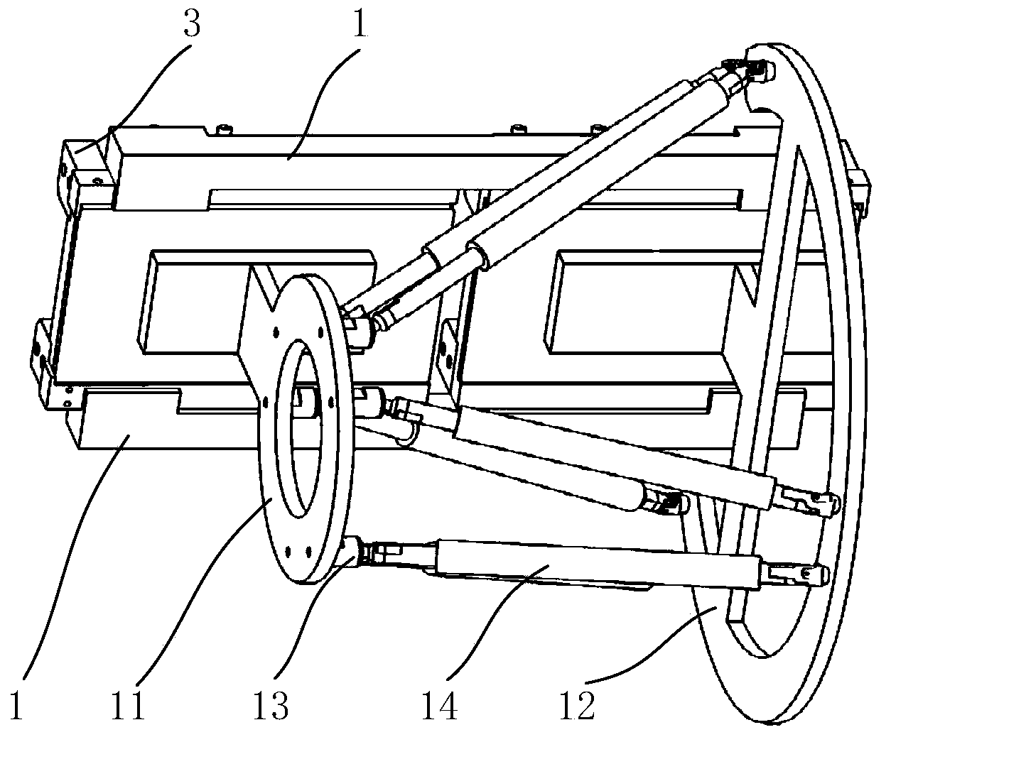 Detachable long bone reduction robot