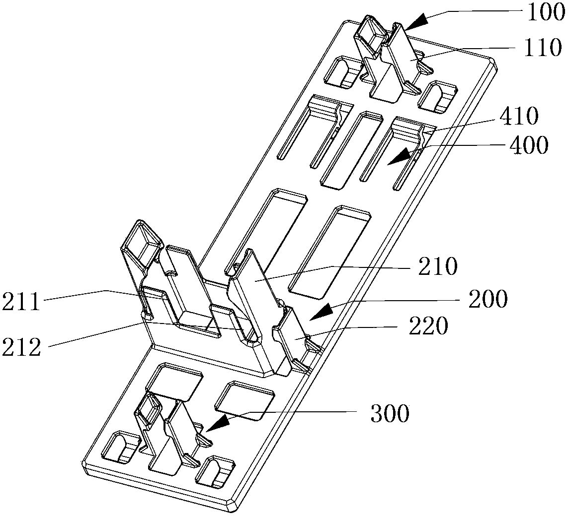 Walking wire fixing device used for air conditioner outdoor unit and air conditioner outdoor unit