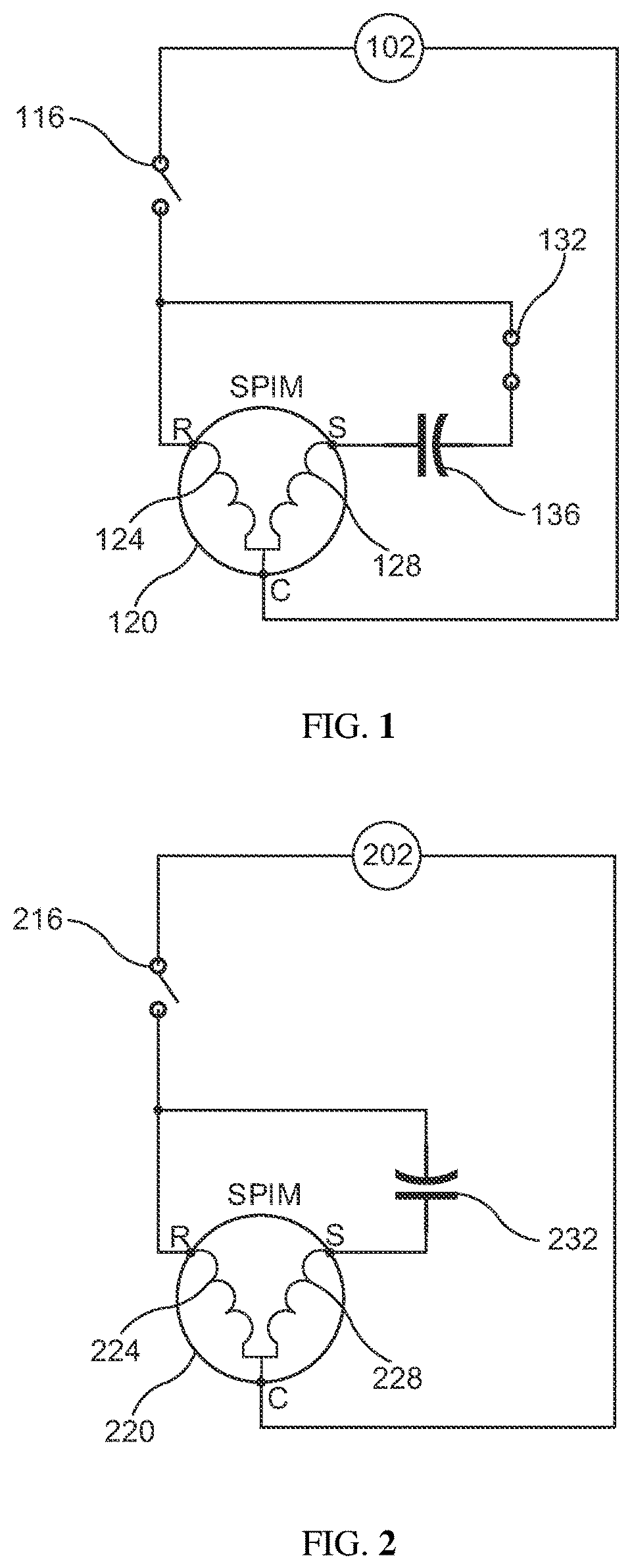 Method and apparatus for the start of single-phase induction motors