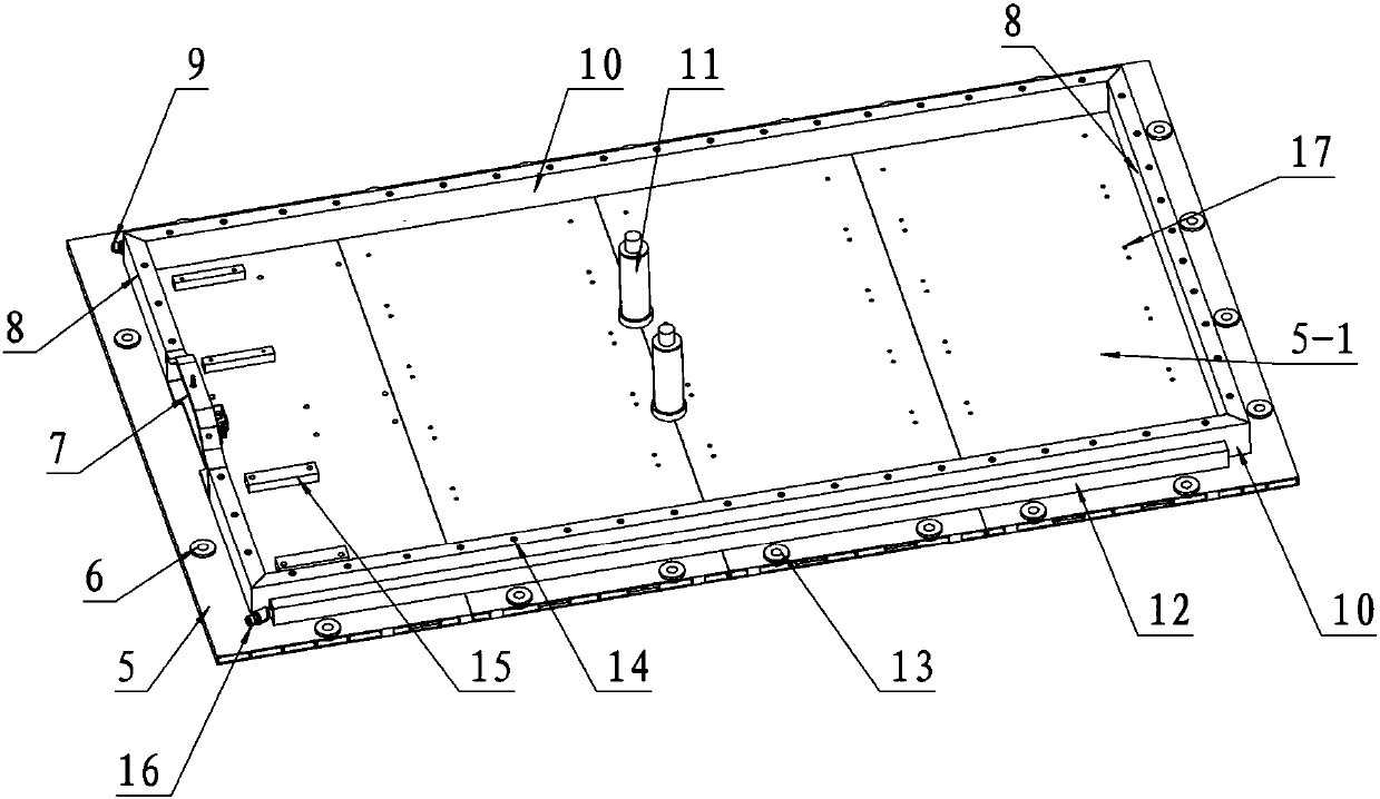 Integrated-form water-cooling power battery shell used for new energy automobiles