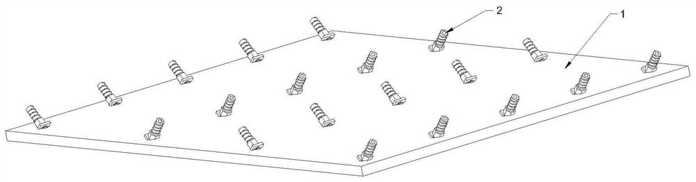 Construction method of existing building anti-floating system based on embedded self-propelled anchor