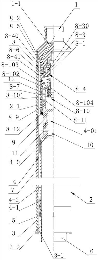 Triple-pipe single-acting pressure compensation type rotary soil sampler and soil sampling method