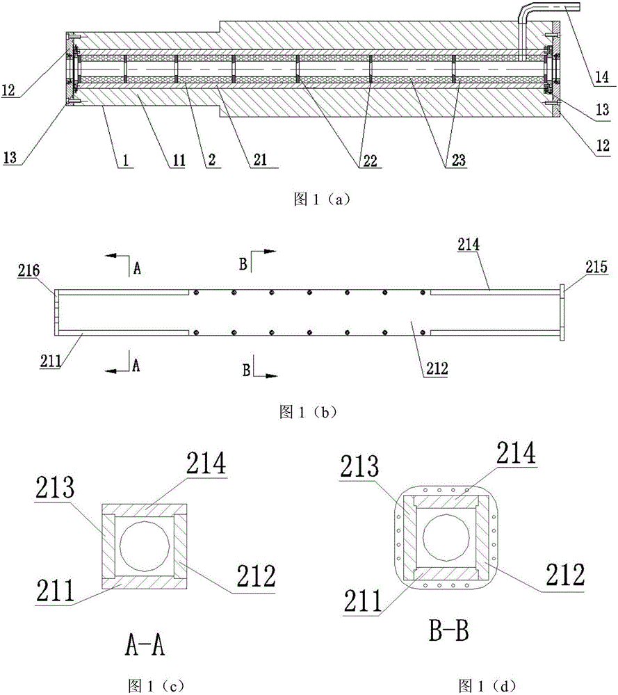 Plug-in shell structure used for neutron collimator