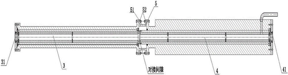 Plug-in shell structure used for neutron collimator