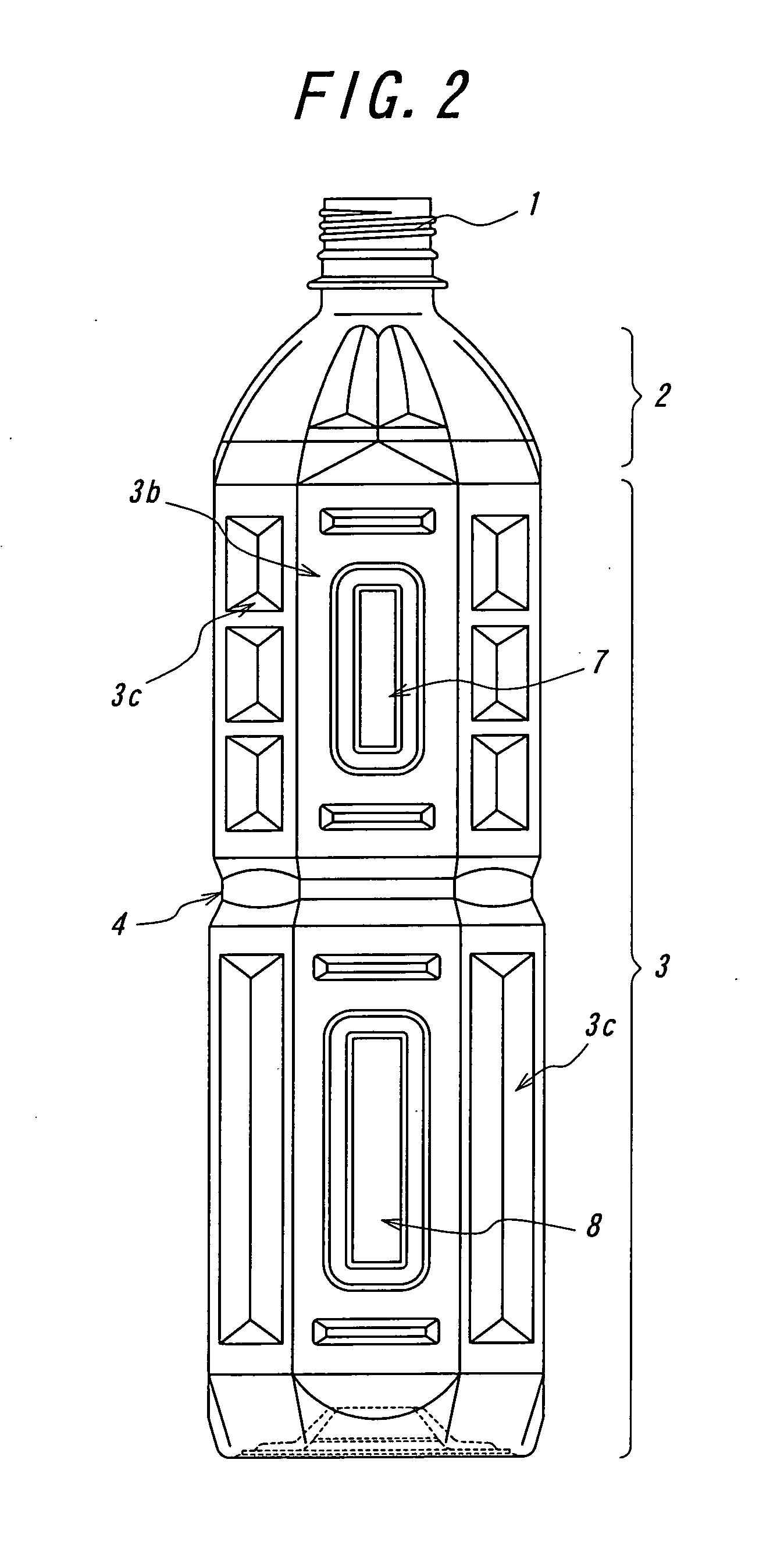 Synthetic resin bottle-type container