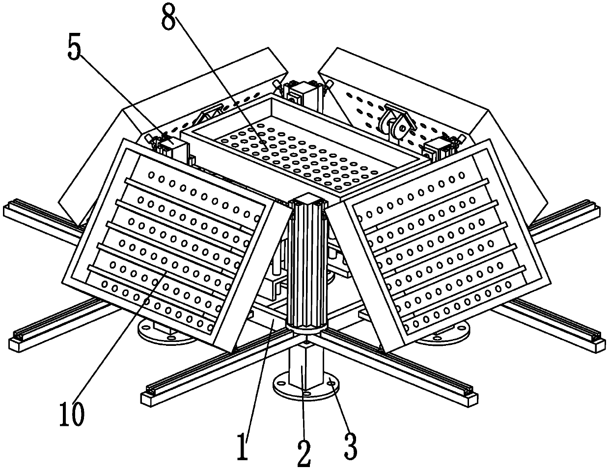 A method for establishing a multi-level crayfish ecological breeding system