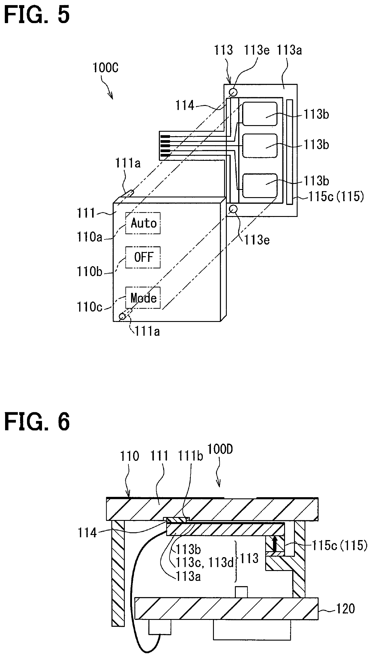 Capacitive switch device