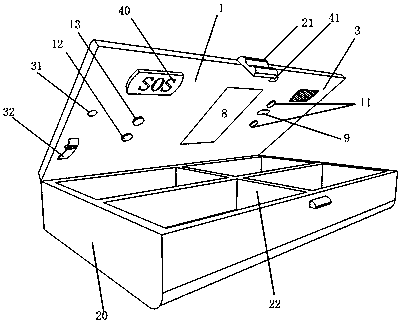 Multifunctional intelligent medicine box