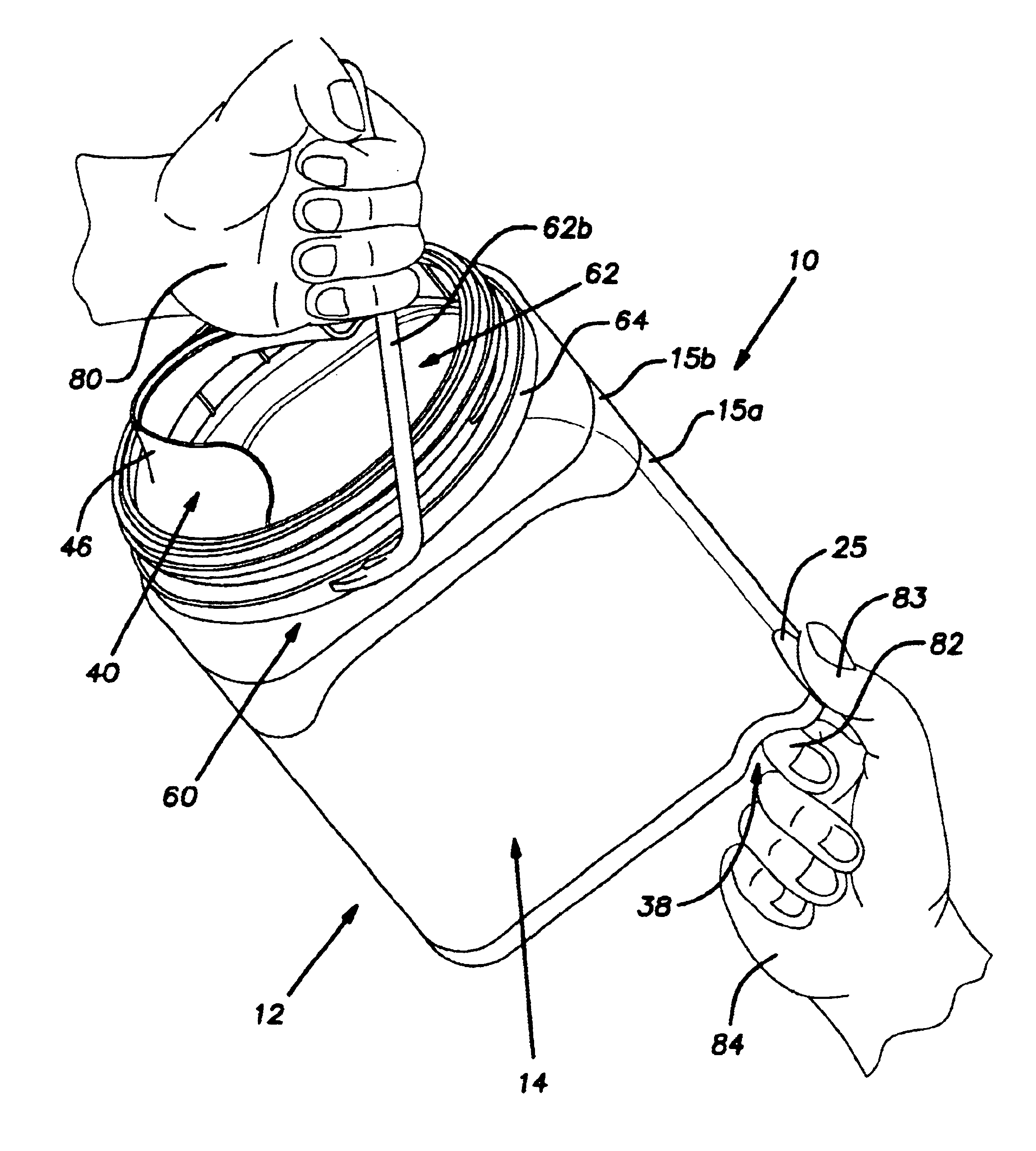 Plastic paint container having a cube-shaped body