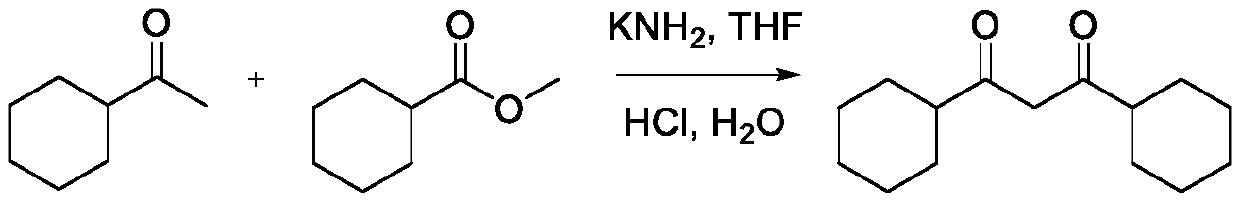 Synthesis method of polycyclic disubstituted 1,3-propanedione compound