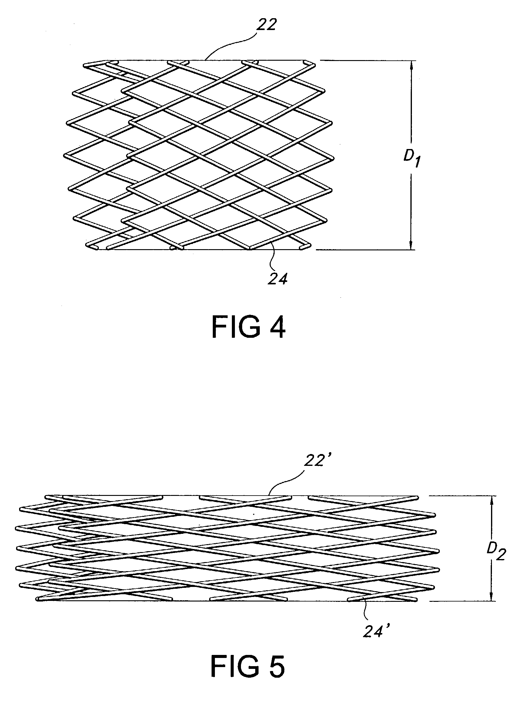 Low profile, high stretch, low dilation knit prosthetic device