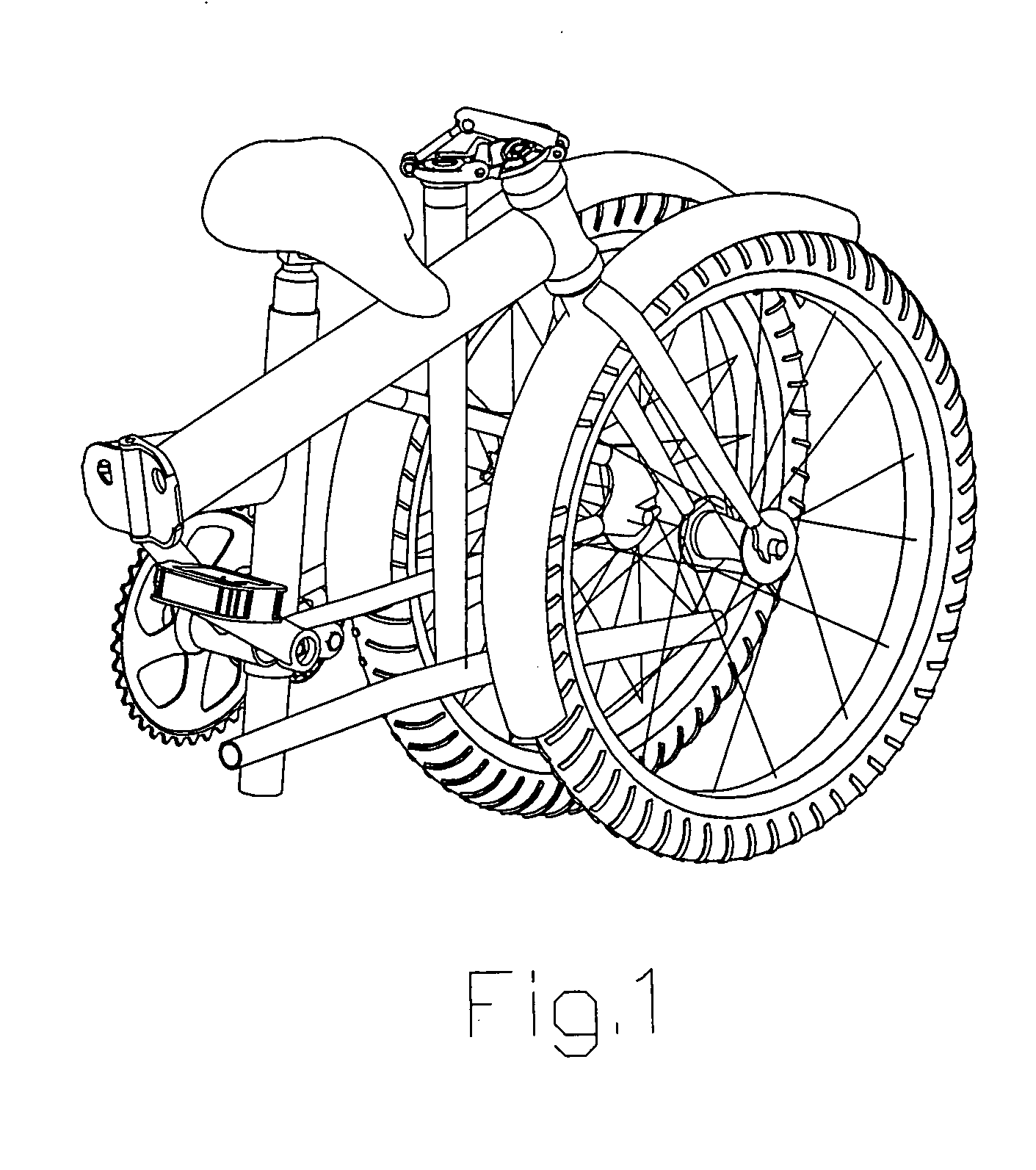 Folding bicycle