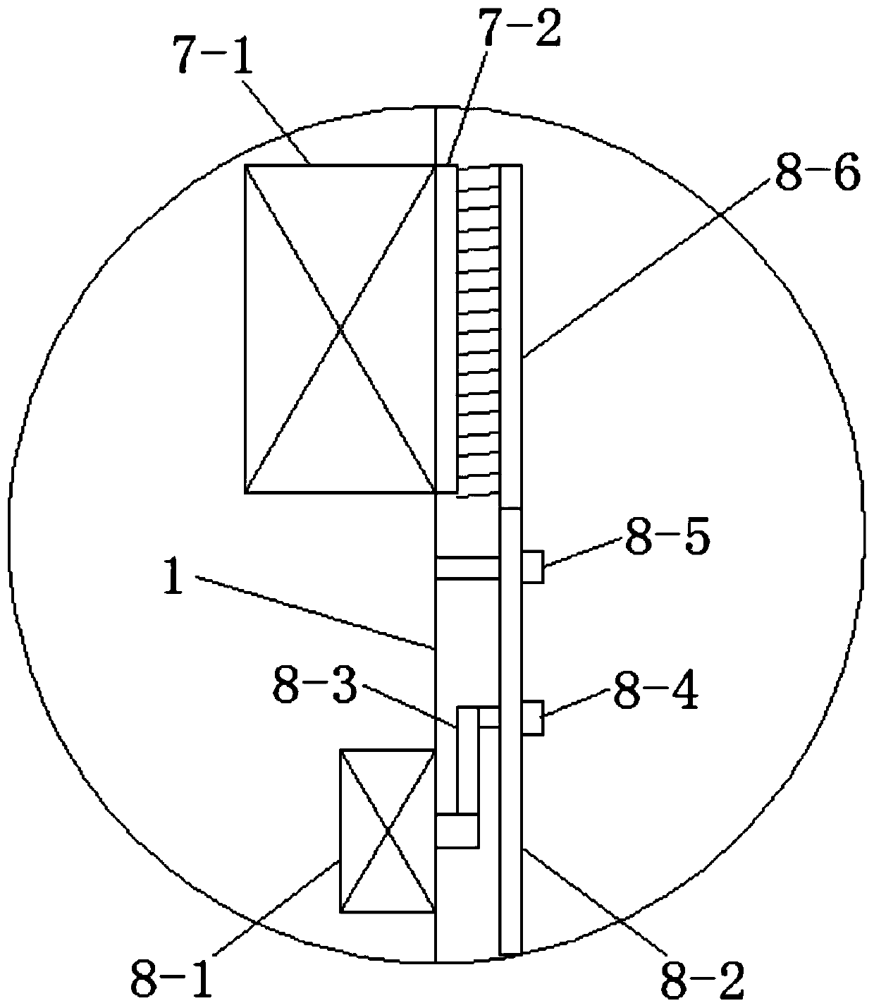 Power ventilating system used for elevator