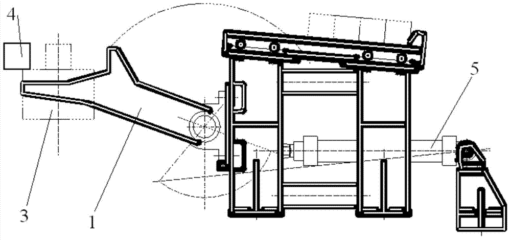 Defective product rejecting stand with steel tilting function