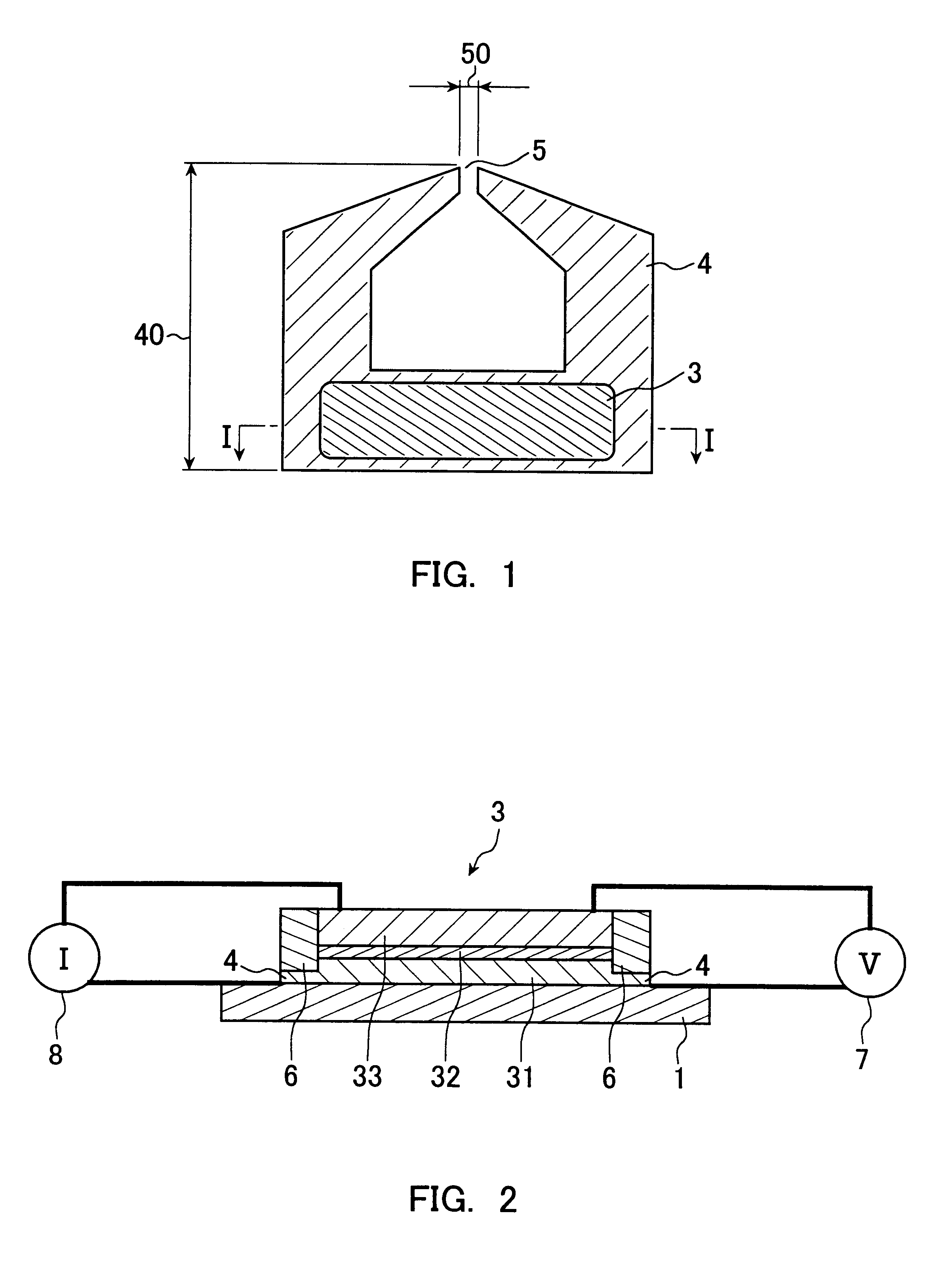 Magnetic head comprising a multilayer magnetoresistive device and a yoke for introducing magnetic flux from a medium to the magnetoresistive device