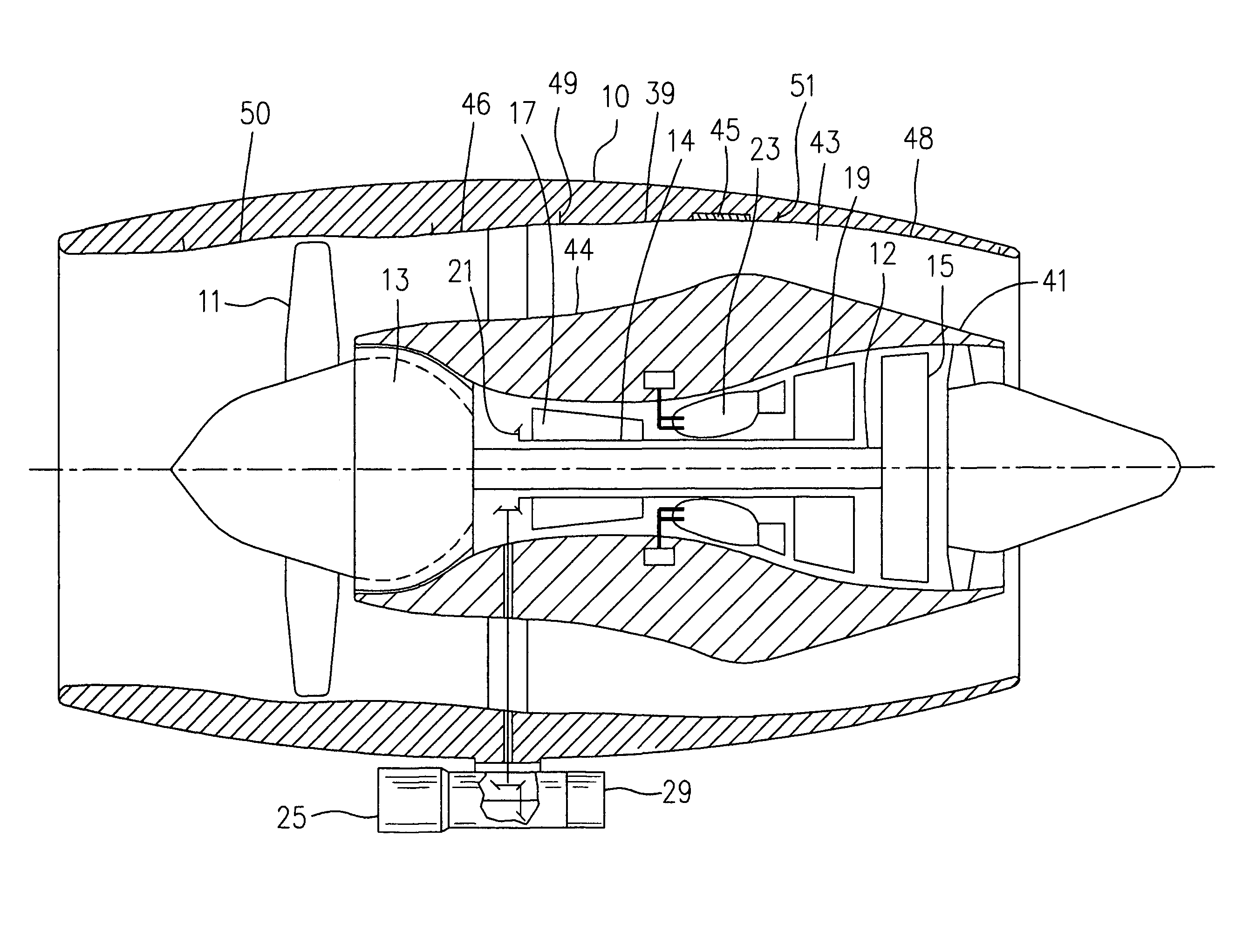 Bypass duct fluid cooler