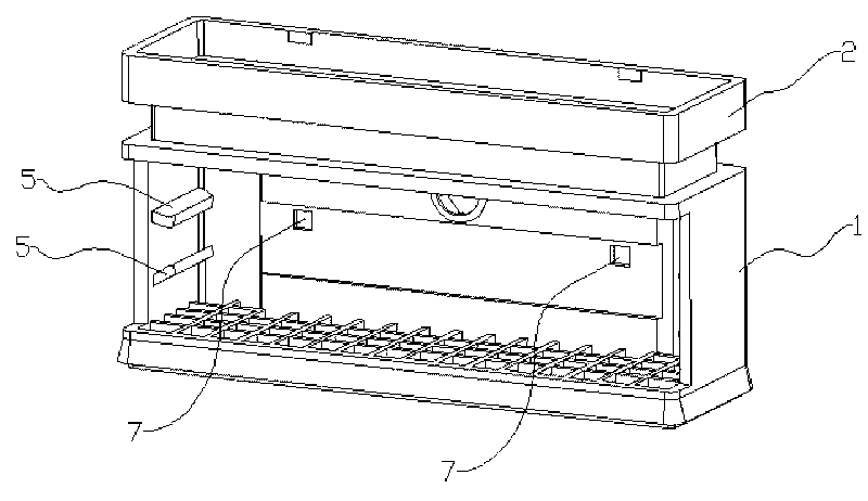 Foaming device of curved pipe faucet