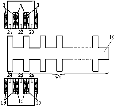 Reluctance magnetic suspension linear motor