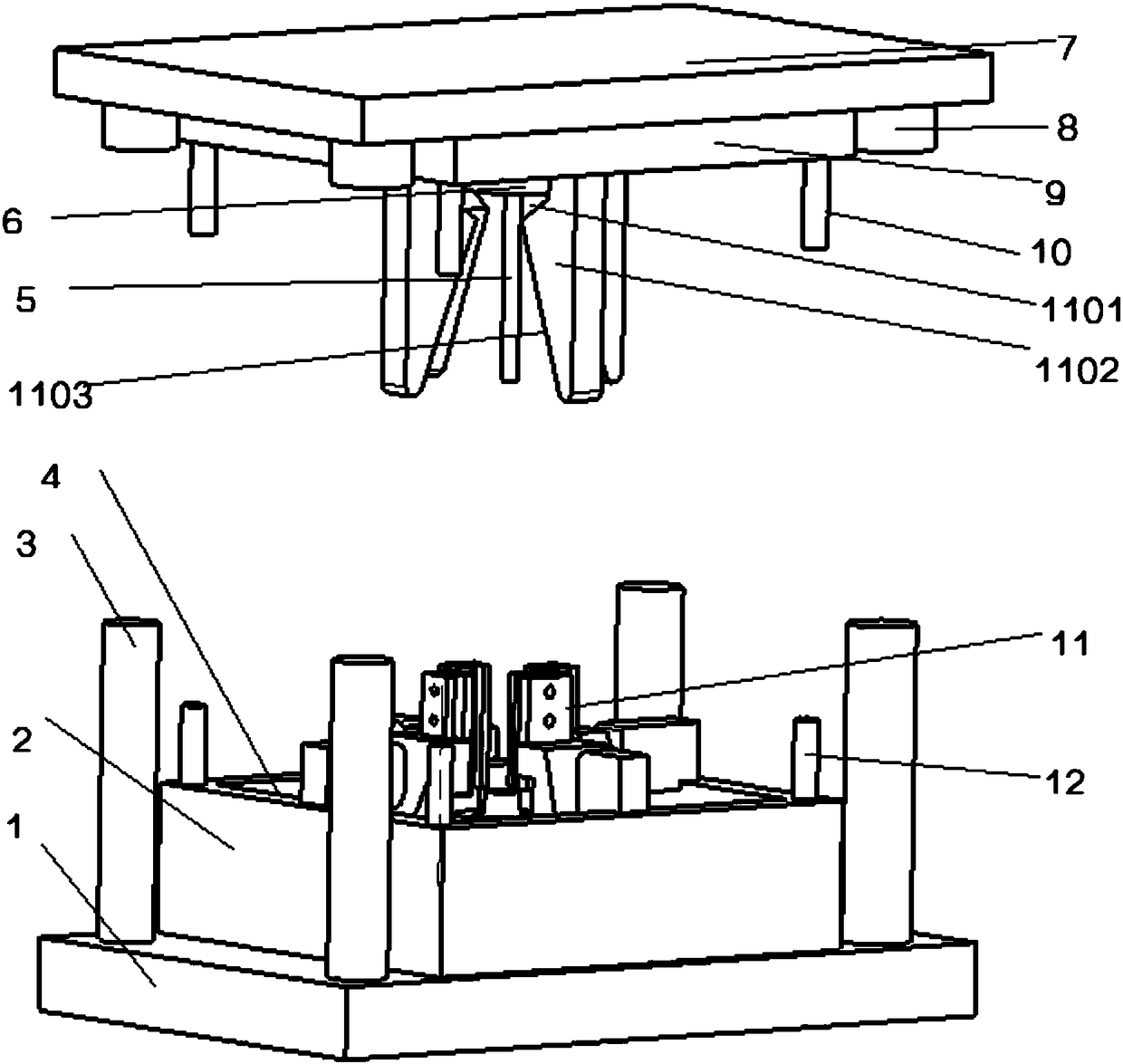 Spline housing forming mould