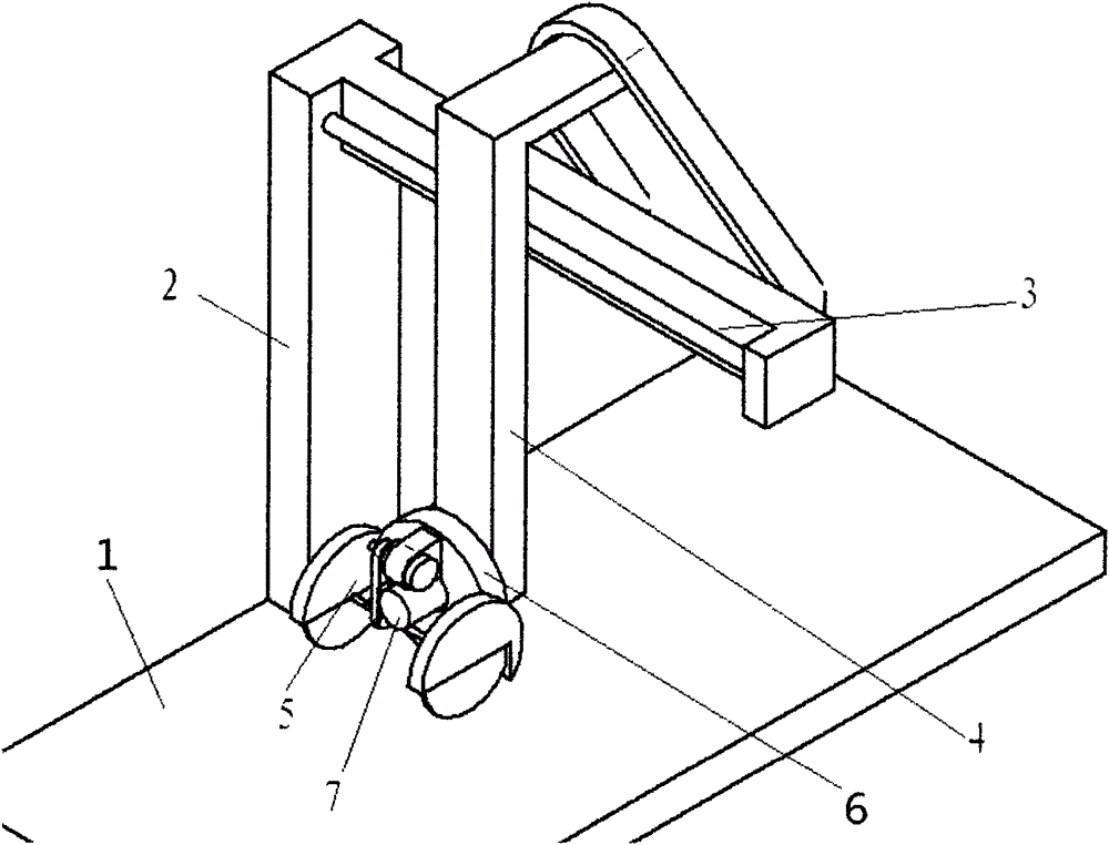 A computer numerical control special-shaped stone cutting machine