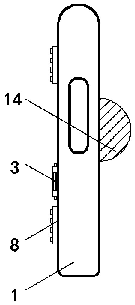 Children's infusion fixing plate with good limiting effect for anesthesiology department