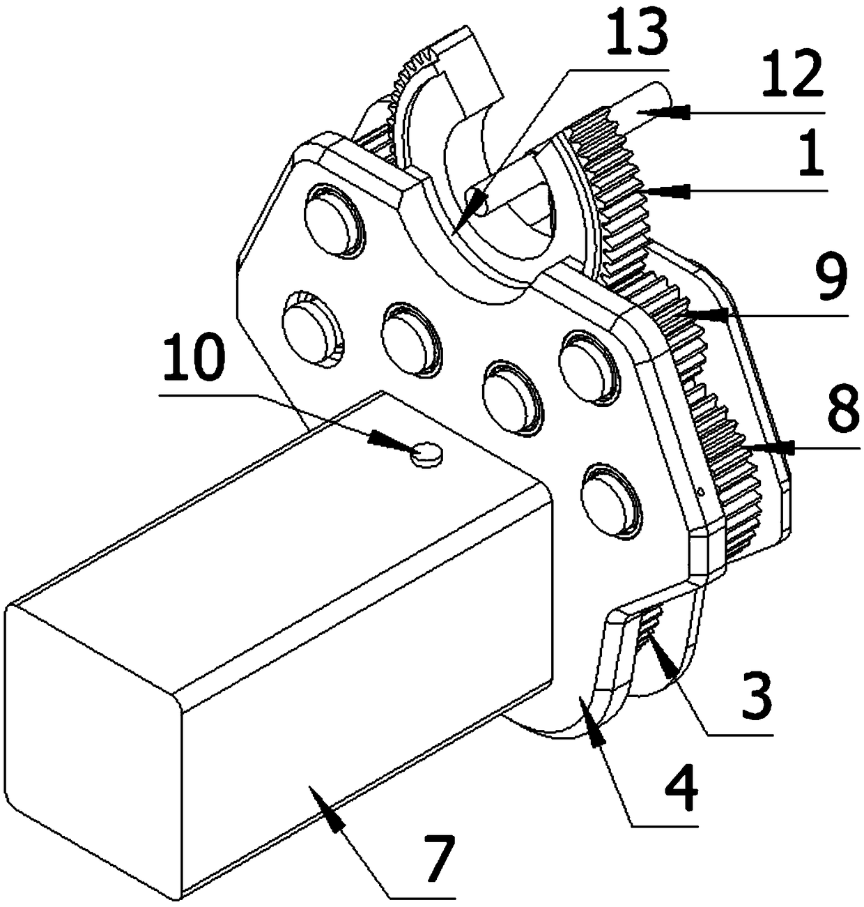 Insulating tape automatic winding device