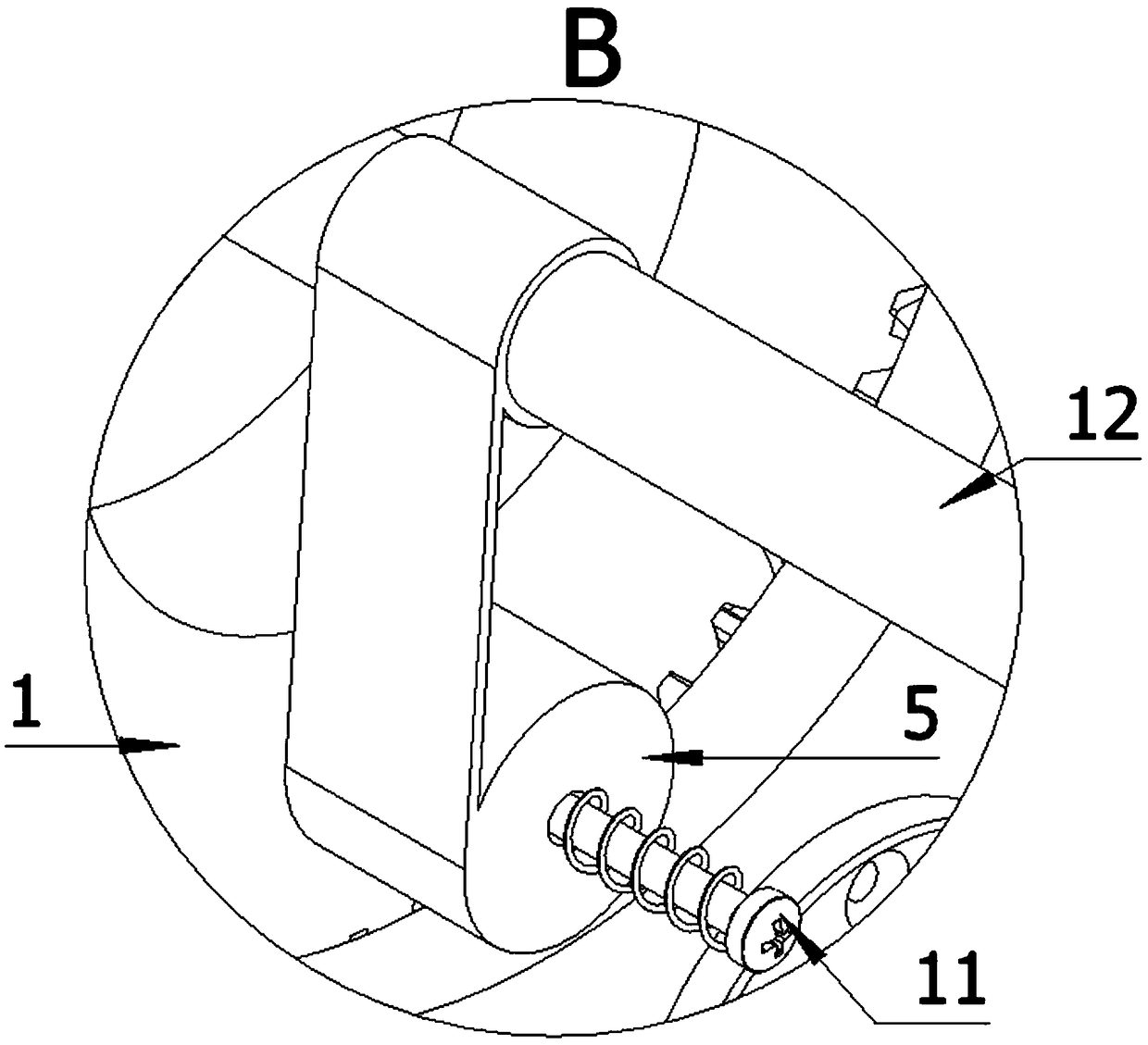 Insulating tape automatic winding device