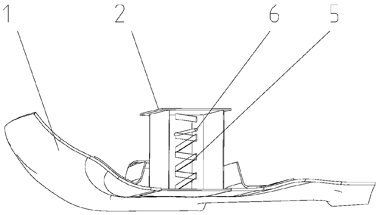 Automobile passenger sunshade structure