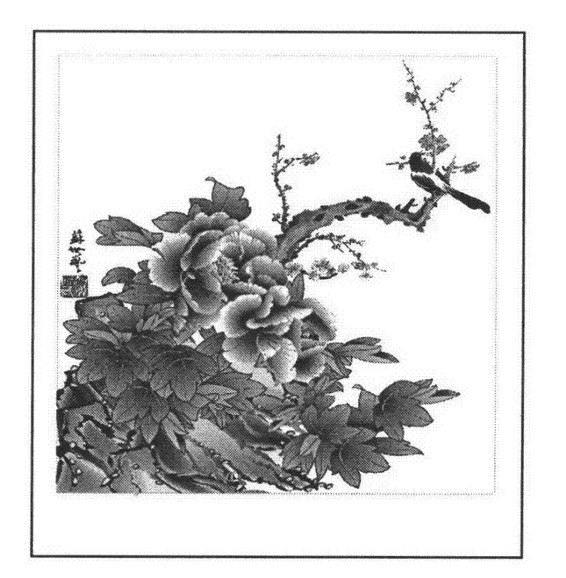 Method for printing and decorating lacquerware surface with ultraviolet curing printing ink (UV ink)