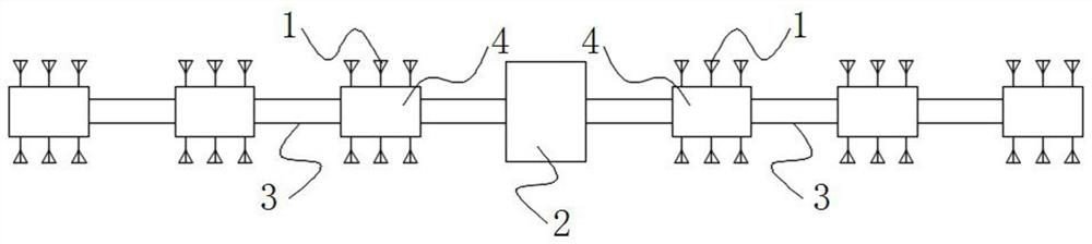 A cost-saving indoor signal balanced distribution system and method