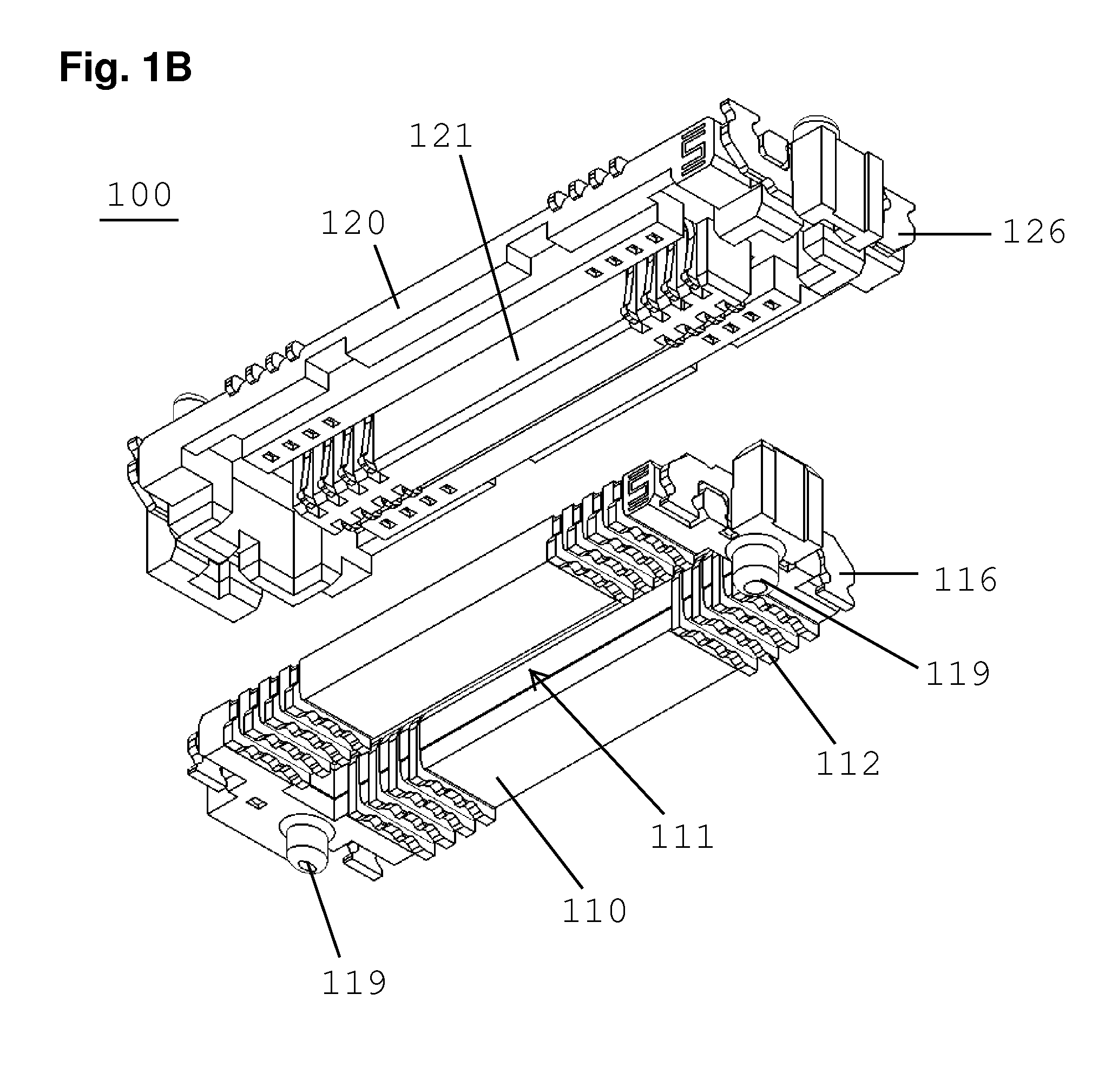 Low-profile mezzanine connector