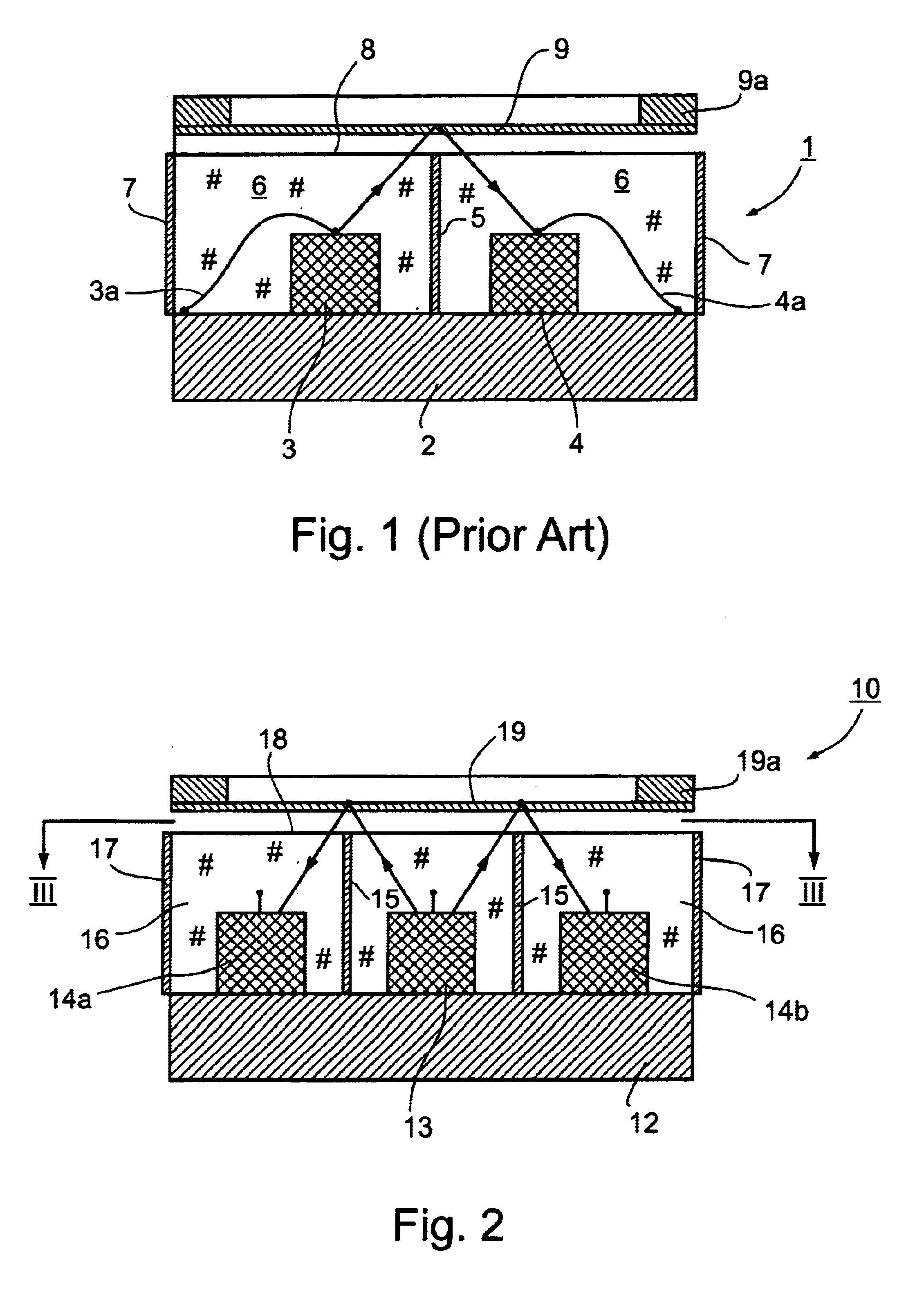 Optical transducers of high sensitivity