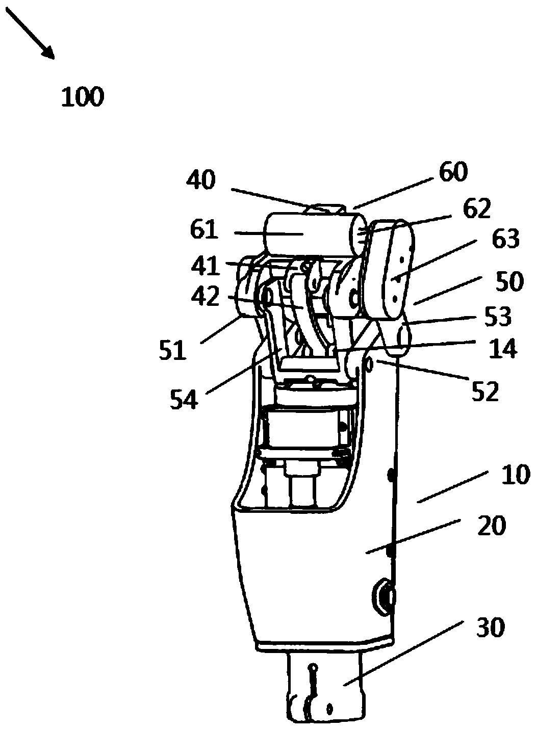 Active-passive hybrid control type hydraulic four-linkage rod prosthetic knee joint