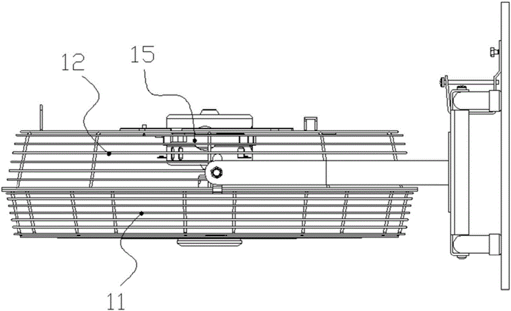 Wall-mounted and table type dual-purpose fan