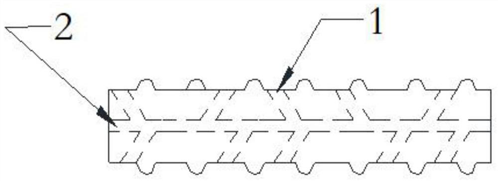 a trabecular structure