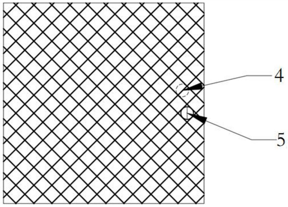 a trabecular structure