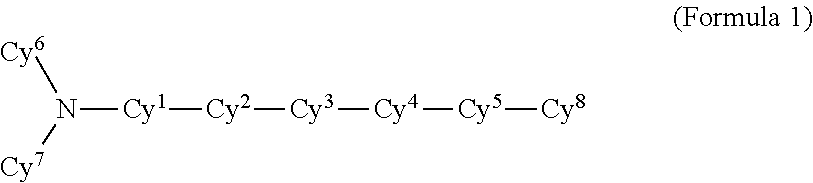 Polyphenylene host compounds