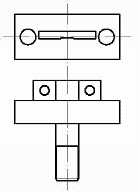 Tensile test special fixture used for sheet metal or metal foil and using method