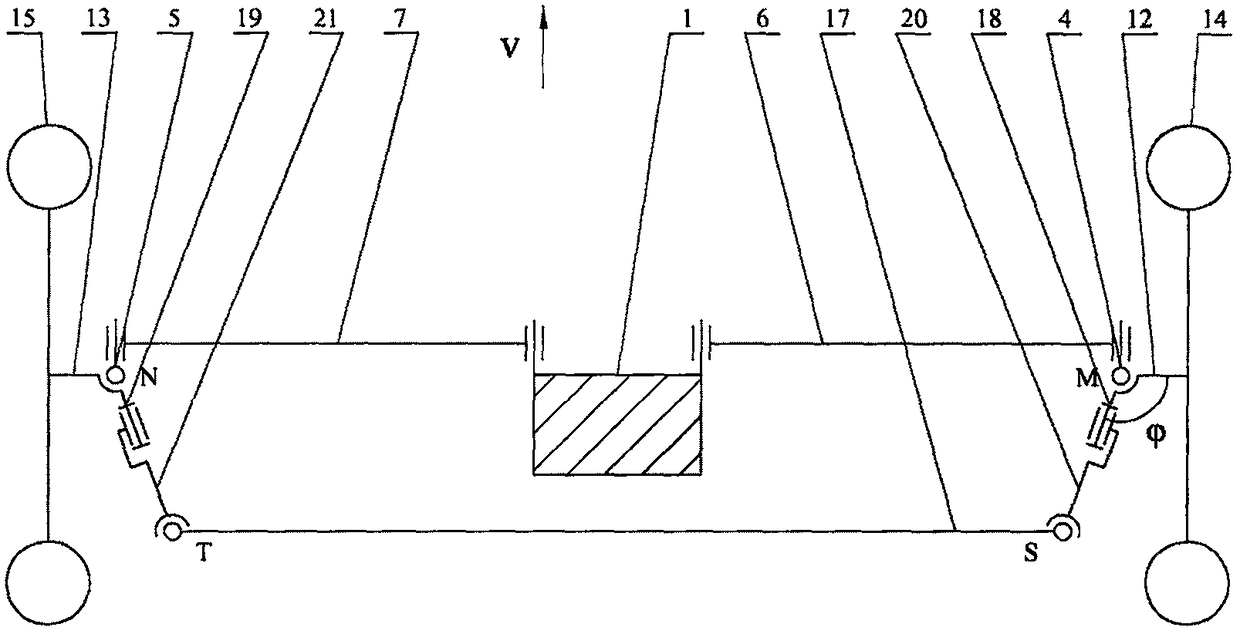 Steering and roll device of vehicle and roll control method