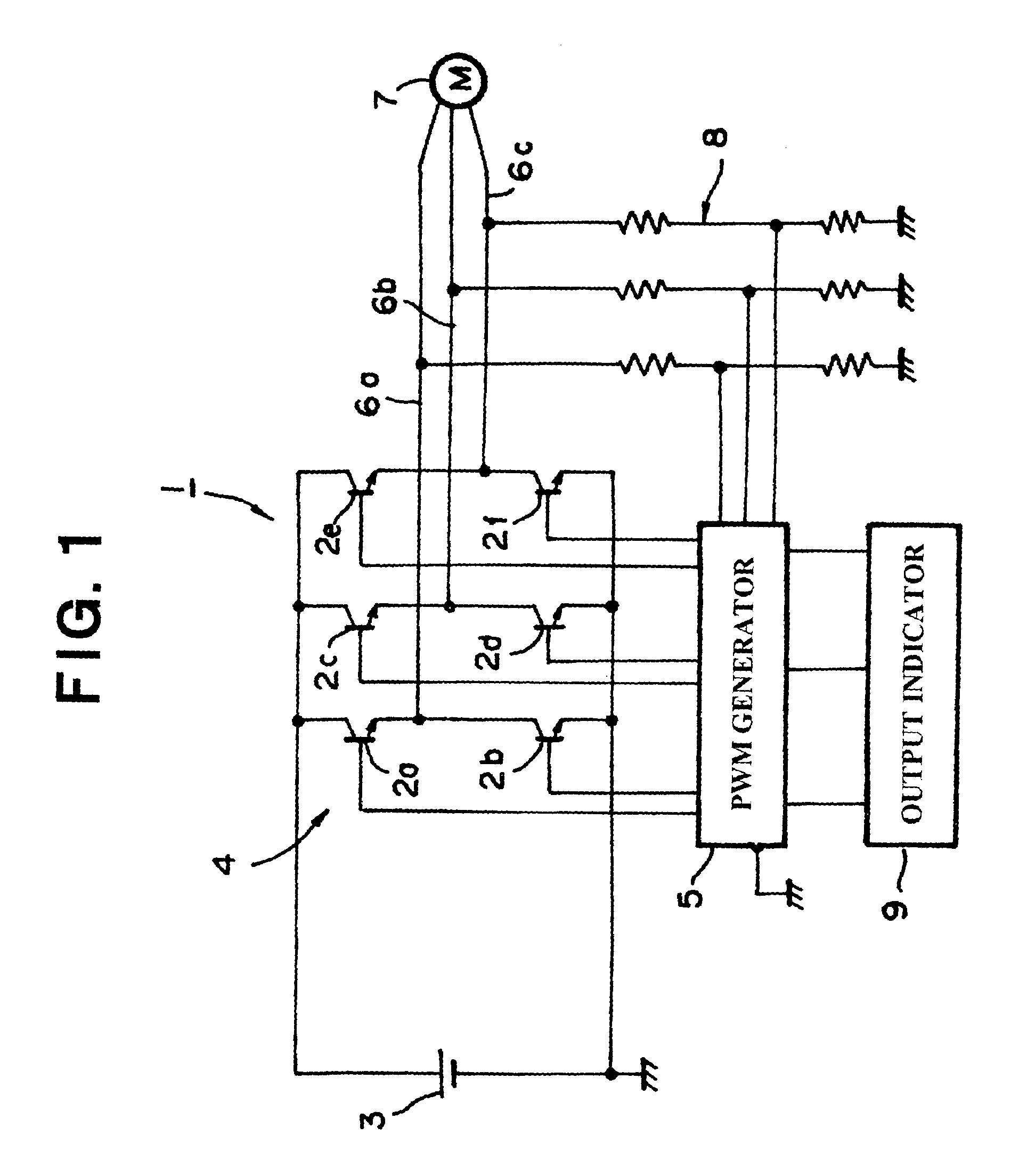 Inverter units with duty cycle control based on the detected, high and low output voltage