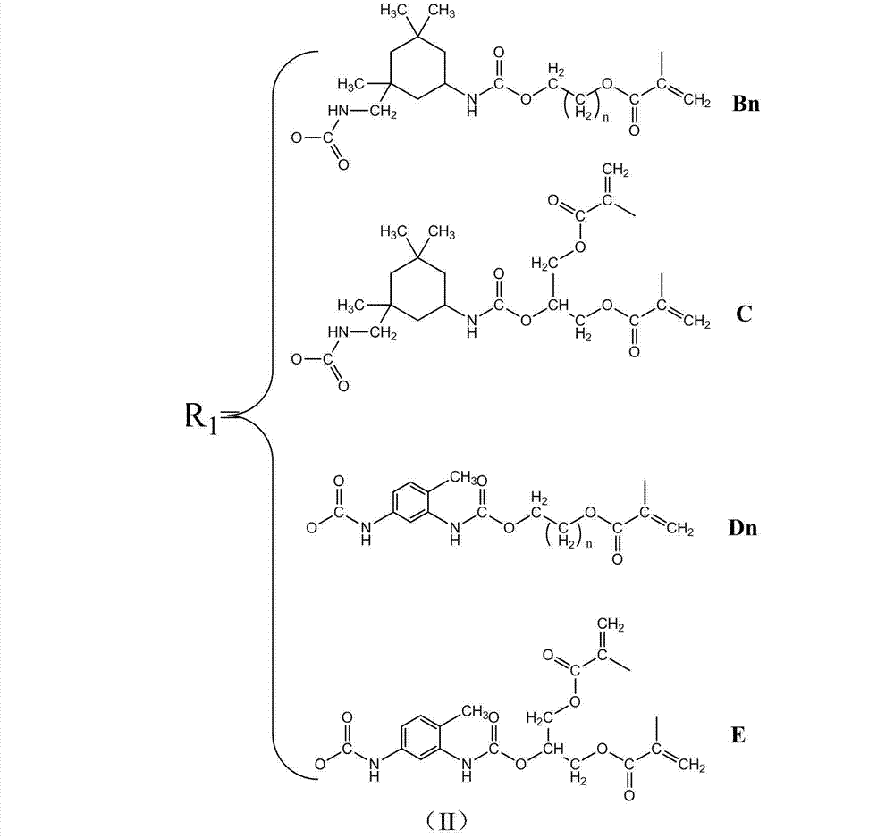 Quaternary ammonium salt and carbamate structure containing antibacterial methyl acrylate monomer, its preparation method and application thereof