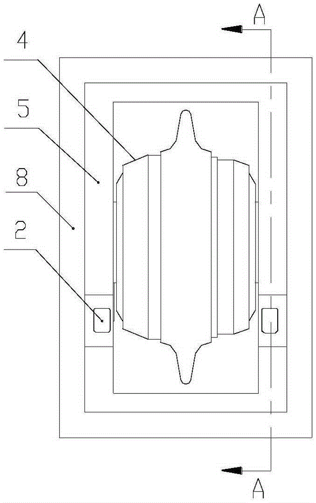 Adjustment structure of hob installation position for full-face hard rock tunnel boring machine