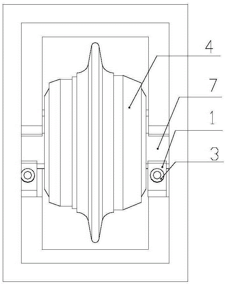 Adjustment structure of hob installation position for full-face hard rock tunnel boring machine