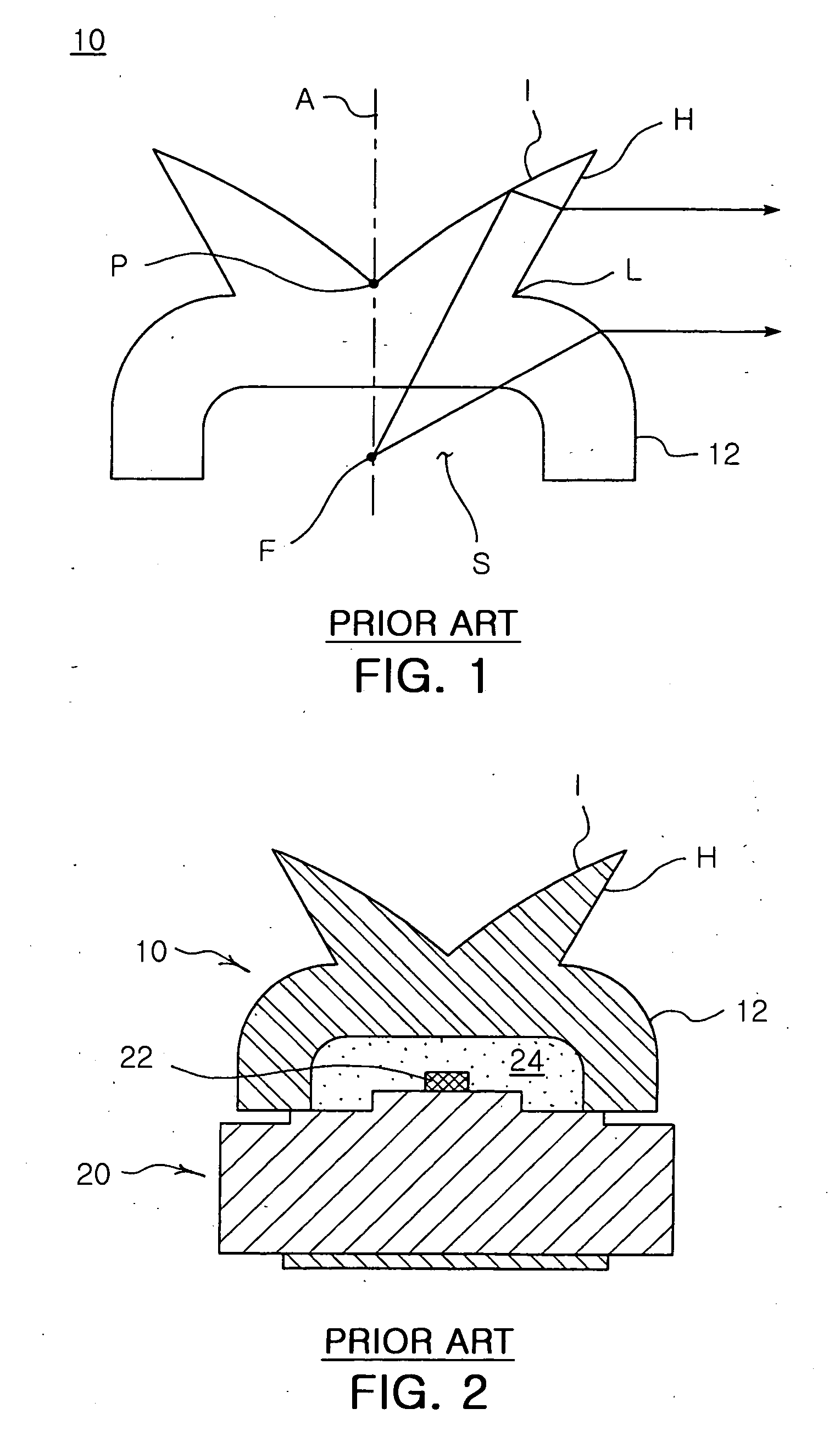 Light emitting diode package having dual lens structure for lateral light emission