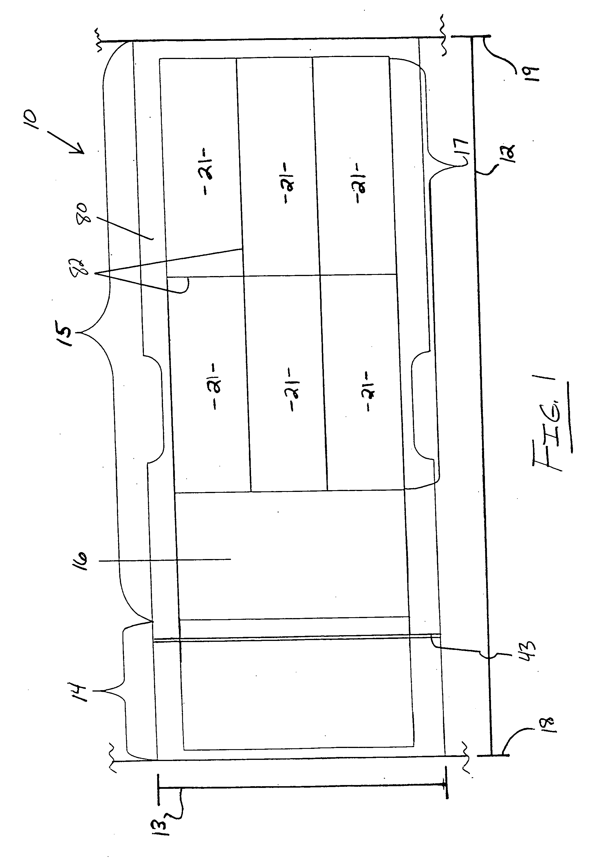 Multi-flag label and method of use