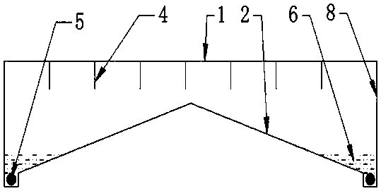 Heating plate of belt-type drier